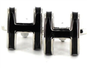 Gemelos Esmaltados H Negros