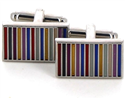 Gemelos Esmaltados Rectangulares Multicolor