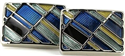 Gemelos Esmaltados Rectangulares Multicolor IV