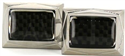 Gemelos Esmaltados Rectangulares  Negros II