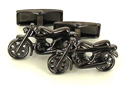 Gemelos Moto Negra
