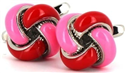 Gemelos Nudos Rojo y Rosa