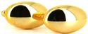 Gemelos Ovalados Dorados