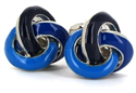 Gemelos Triple Nudo Azul