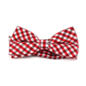 Pajarita Cuadros Vichy Roja y Blanca