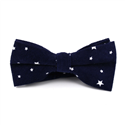 Pajarita Estrellas Azul Marino