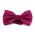 Pajarita Lisa Cuadritos Fucsia