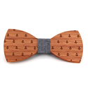 Pajarita Madera Anclas