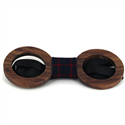 Pajarita Madera Gafas