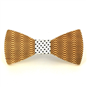 Pajarita Madera Ondas