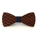 Pajarita Madera  Zig Zag