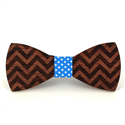 Pajarita Madera  Zig Zag