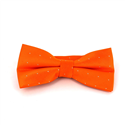 Pajarita Naranja Puntos Brillantes