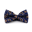 Pajarita Paisley Azul Marino