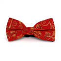 Pajarita Paisley Brillo Roja