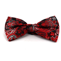 Pajarita Paisley XL Roja