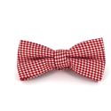 Pajarita Pata de Gallo Blanca y Roja