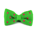 Pajarita Punto Verde Lunares Magenta