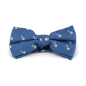 Pajarita Raspas Peces Denim Claro