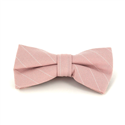 Pajarita Rosa Rayas Blancas
