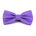 Pajarita Violeta Puntos Blancos