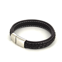 Pulsera Cuerda Cuero Marrón Oscuro I