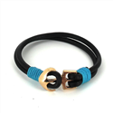 Pulsera Cuero con Ancla