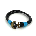 Pulsera Cuero con Ancla