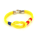 Pulsera Nudo Amarillo con Bandera España