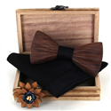 Set Pajarita de Madera
