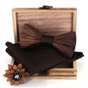 Set Pajarita de Madera