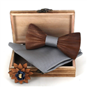 Set Pajarita de Madera