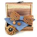 Set Pajarita de Madera