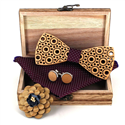 Set Pajarita de Madera