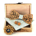 Set Pajarita de Madera