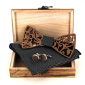 Set Pajarita de Madera