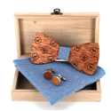 Set Pajarita de Madera