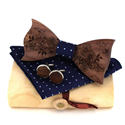 Set Pajarita de Madera