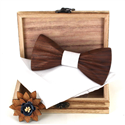 Set Pajarita de Madera