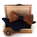 Set Pajarita de Madera