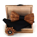 Set Pajarita de Madera