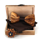 Set Pajarita de Madera