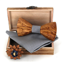 Set Pajarita de Madera
