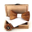 Set Pajarita de Madera