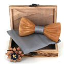 Set Pajarita de Madera