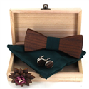 Set Pajarita de Madera