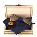 Set Pajarita de Madera